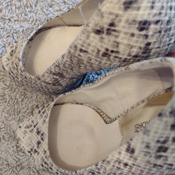 Michael kors snake print peep toe heels - Picture 11 of 11